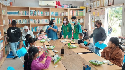 Continued to care about the education of disadvantaged children in JinFeng Township, Taitung County